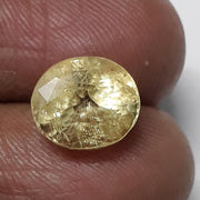 4.97/CT Natural Yellow Sapphire With Govt Lab Certificate-(YELSA9W)